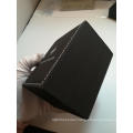 LOW MOQ Custom black Pu leather Pillow gift packaging watch jewelry box sleeve box packaging christmas